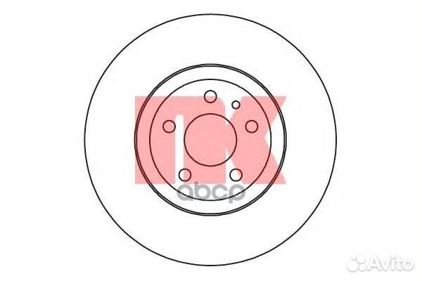 Диск тормозной alfa romeo 147 01/156 97-06/FIA