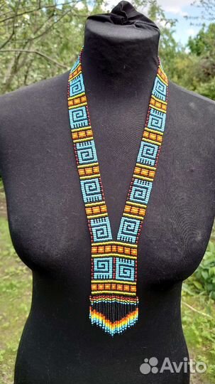 Гердан из бисера