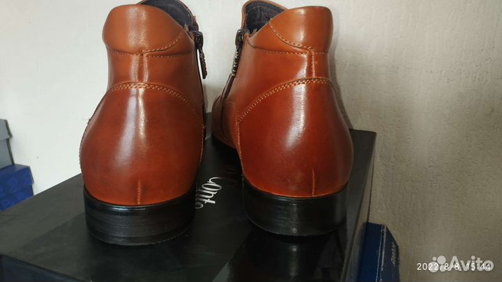 Ботинки Paolo Conte новые натур.кожа р.42