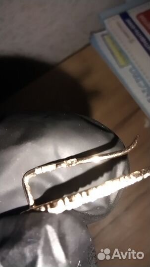 Золотые серьги каффы