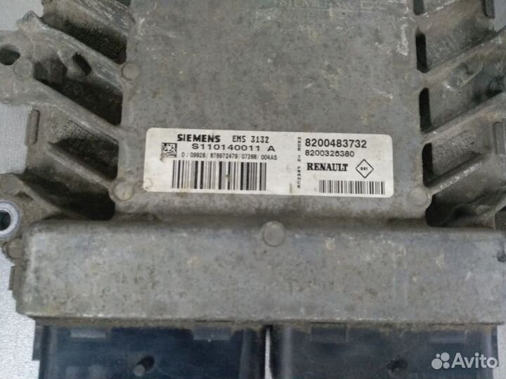 Блок управления двигателем Рено Сандеро 2009-2014г