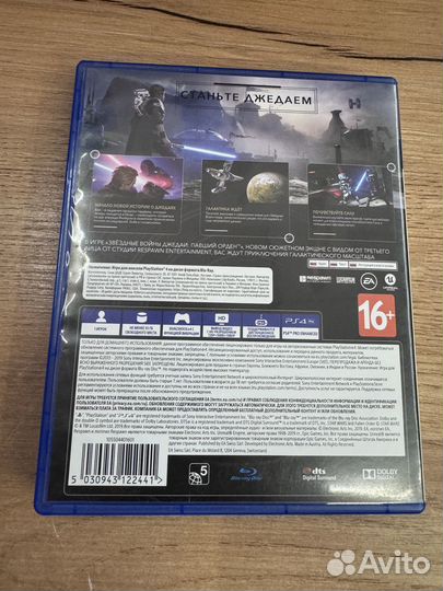 Звездные Войны Джедаи: Павший Орден диск PS4 б/у