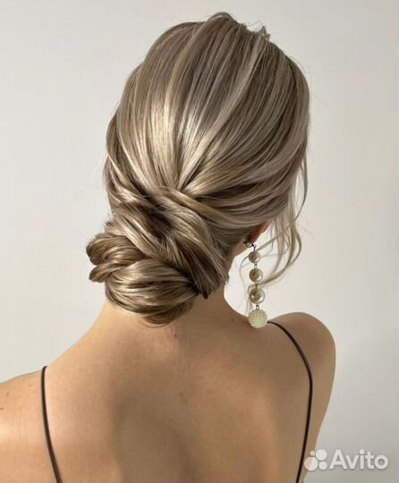 Свадебная прическа с выездом