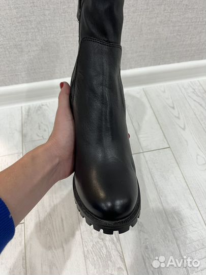 Ботильоны zara кожа новые 38 размер