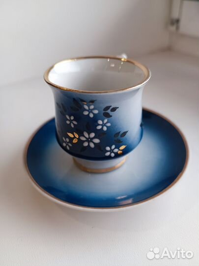 Кофейная пара СССР Броницкий фарфоровый завод