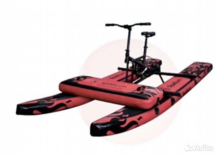 Водный велосипед катамаран