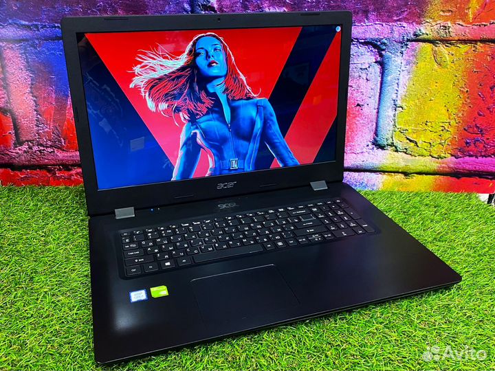 Ноутбук Acer с большим экраном \ Гарантия 3 мес