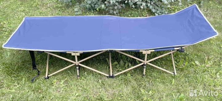 Раскладушка туристическая, многоножка, усиленная