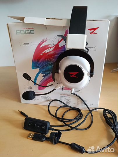 Игровые наушники с микрофоном Zet Gaming Edge