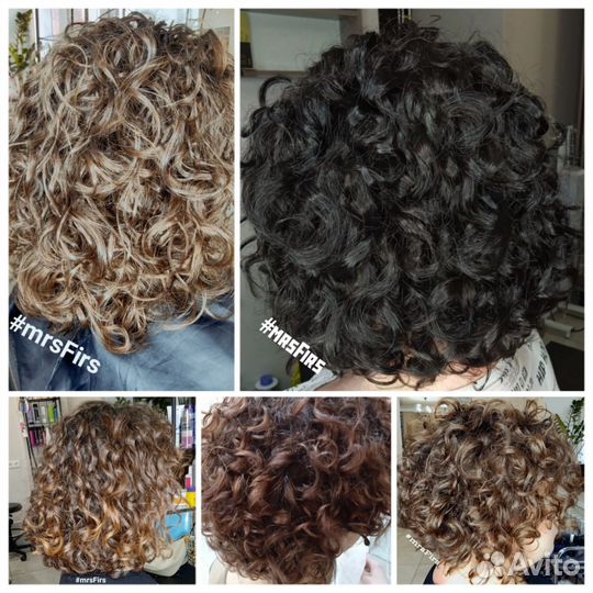 Биозавивка, мелирование, креативное окрашивание