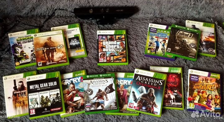 Игры на xbox 360 лицензия + Kinect