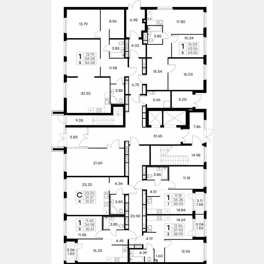 Квартира-студия, 31,4 м², 1/15 эт.