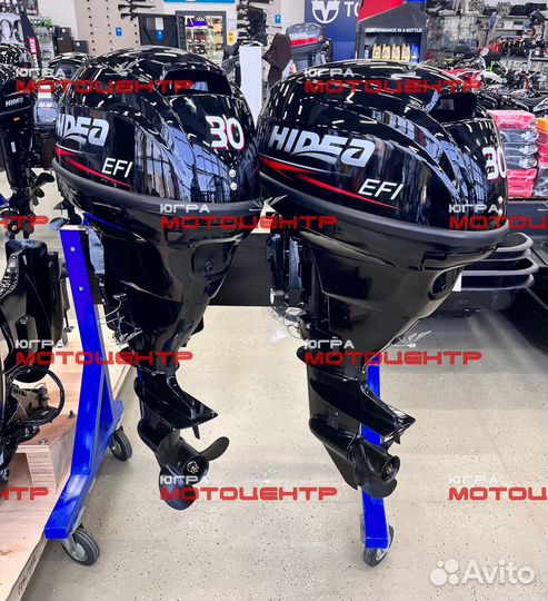 Лодочный мотор Hidea hdef30FES EFI (черный)