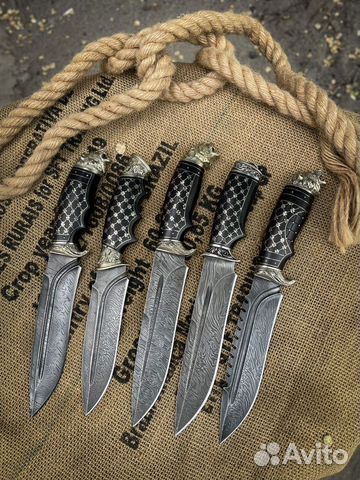 Нож из дамасской стали