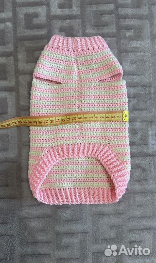 Свитер вязаный для собак мелких пород