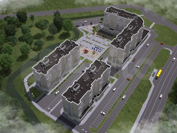 2-к. квартира, 64 м², 6/8 эт.