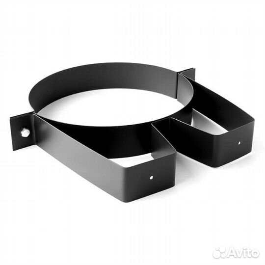 Стеновой кронштейн Везувий black aisi 430 200 мм