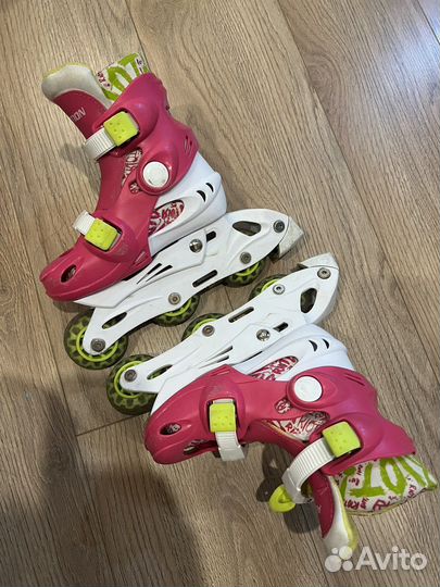 Ролики раздвижные детские до 30 размера