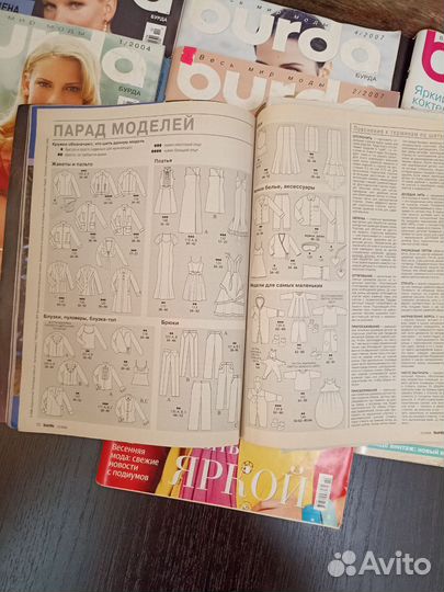 Журнал кройки и шитья Бурда выкройки
