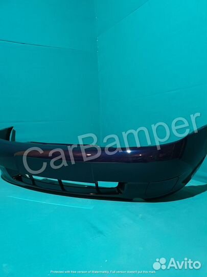 Бампер передний на Калину Лада цвет 482 Черника