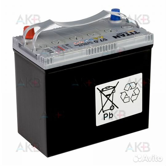 Аккумулятор автомобильный Titan Asia Silver 57R (4