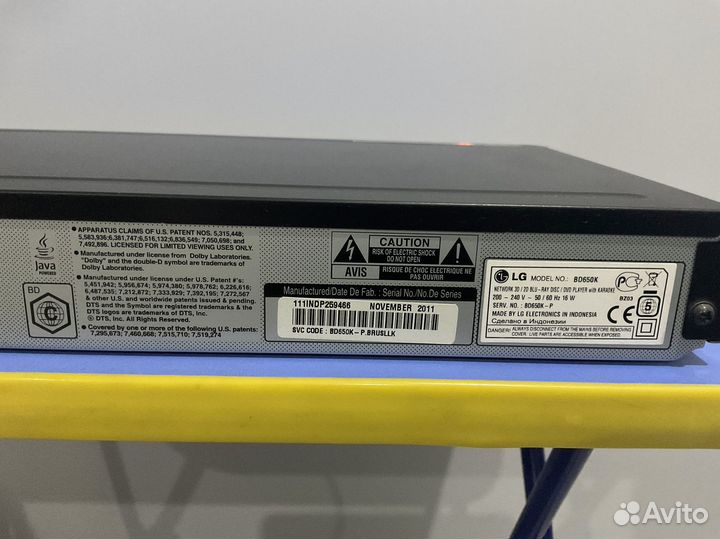 Blu-ray 3D плеер (с караоке) LD BD650K