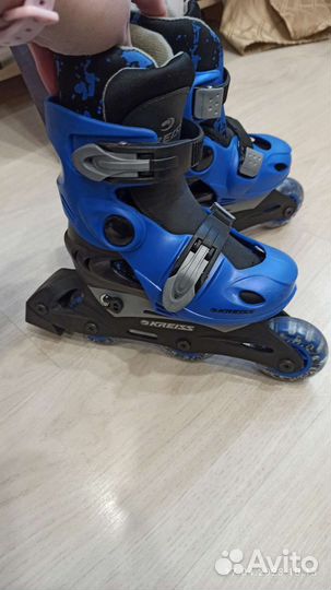 Роликовые коньки детские раздвижные