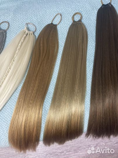 Хвост на резинке/волосы /в наличии