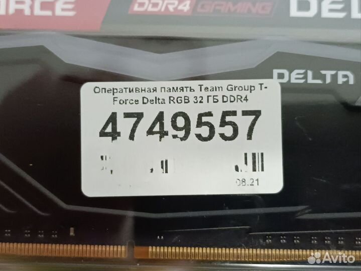 Озу T - Force Delta RGB DDR4 32Gb 2x16Gb