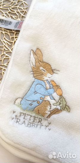 Плед детский новый peter rabbit