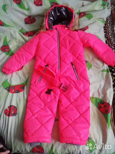 Зимний комбинезон для девочки 110