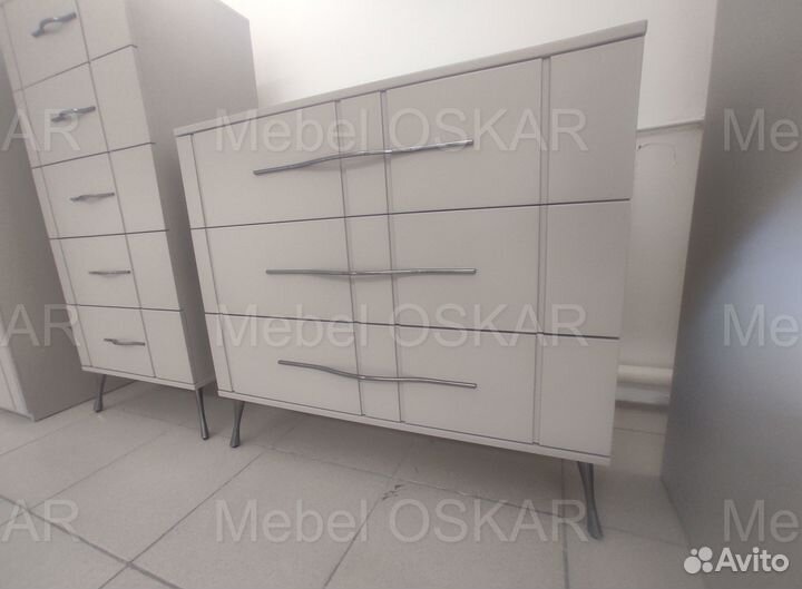 Комод Шато 100см мдф эмаль mokka