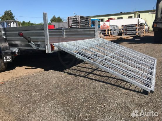 Прицеп с трапом мзса 817736.022. Без самосвала