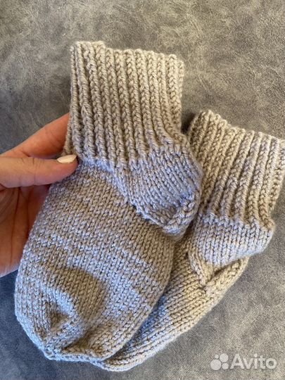 Вязанные носки ручной работы