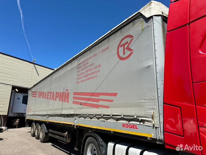 Полуприцеп шторно-бортовой Kogel SN24, 2012