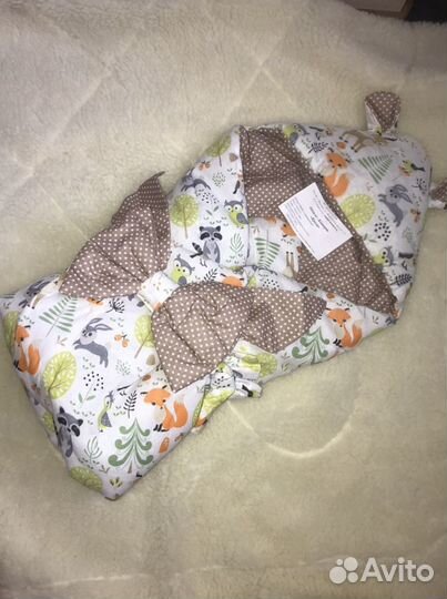 Конверт одеяло на выписку лето