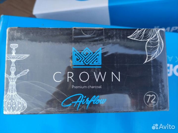 Уголь для кальяна Crown Airflow