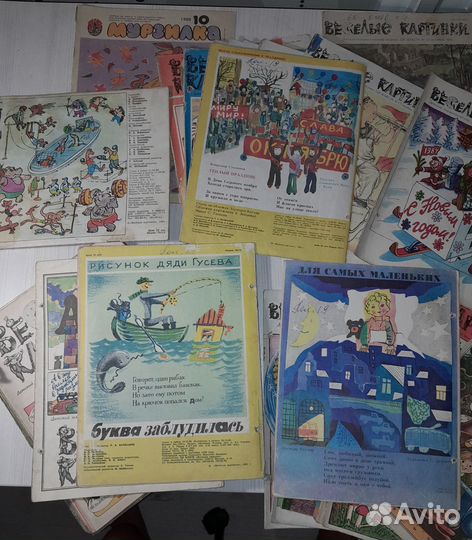 Веселые картинки журнал, 80-85, СССР,Мурзилка 40шт