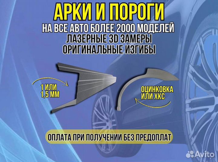 Арки Mazda 3 BK ремонтные