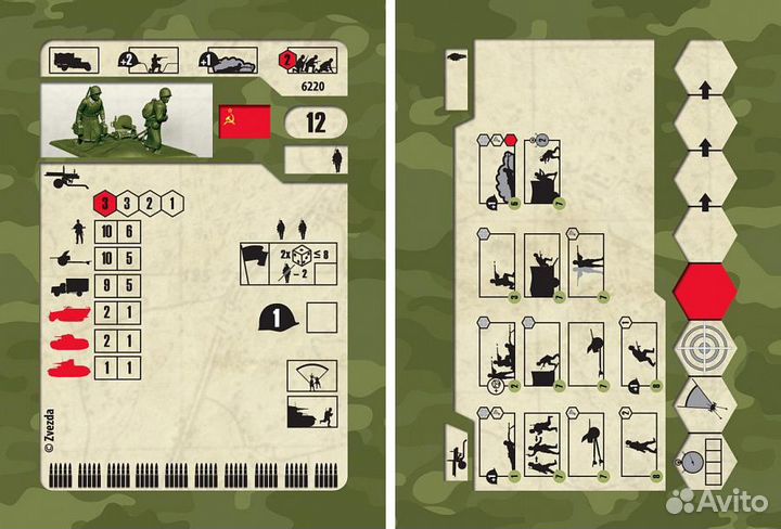 6220 Советские пулемётчики в зимней форме