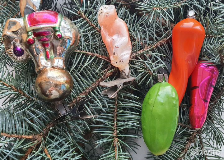 Елочные игрушки СССР