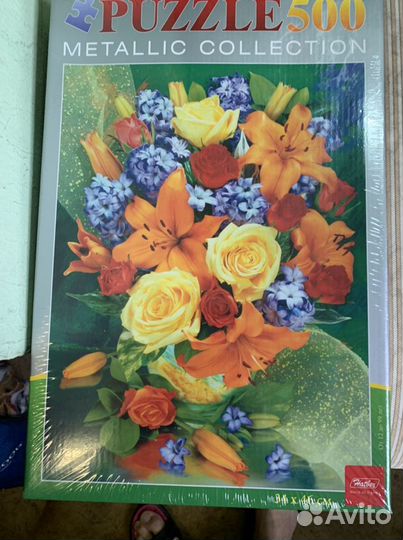 Пазлы по 500 деталей новые