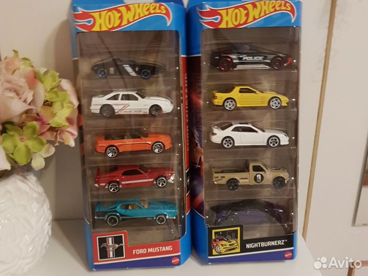 Машинки Хот Вилс, 5шт