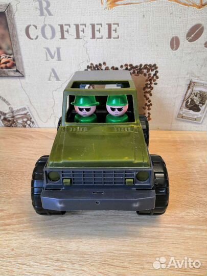 Джип военный, внедорожник, машинка Полесье