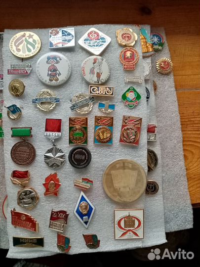 Значки СССР и иностранные