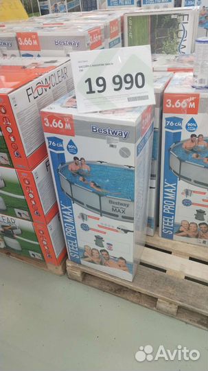 Каркасный бассейн 366х76