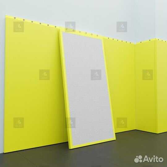 Стеновой протектор Line-Sport желтый