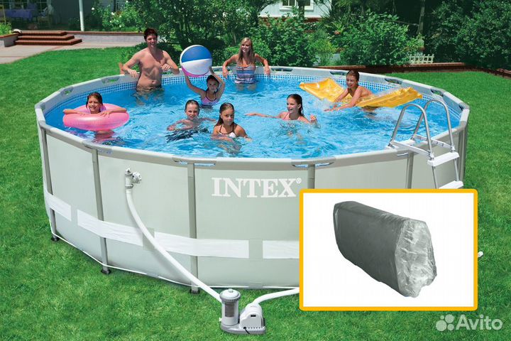 Чаша для каркасных бассейнов Intex Ultra 488*122см