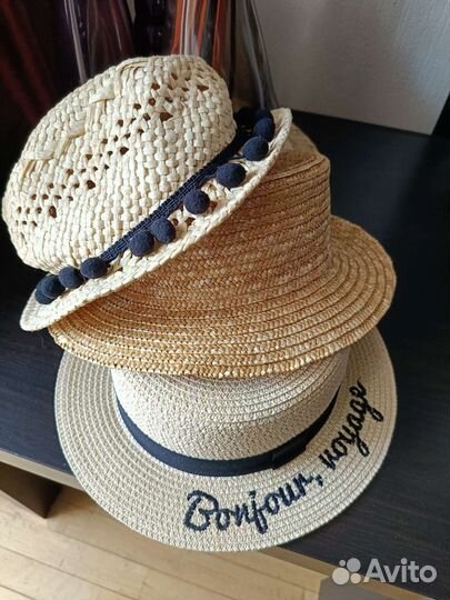 Соломенная шляпка, шляпа, панама на девочку