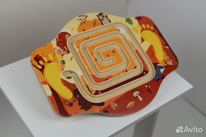 Балансборд детский деревянный